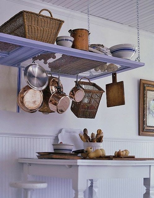 http://diytotry.com/wp-content/uploads/2015/04/Turn-an-old-screen-door-into-a-new-pot-rack.jpg