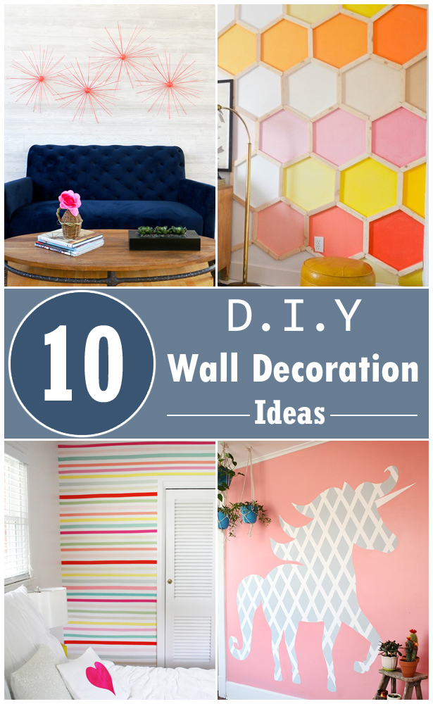 10 Diy Wall Decoration Ideas For Your Boring And Blank Walls