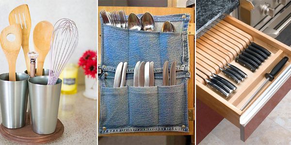10 creative kitchen utensil storage ideas