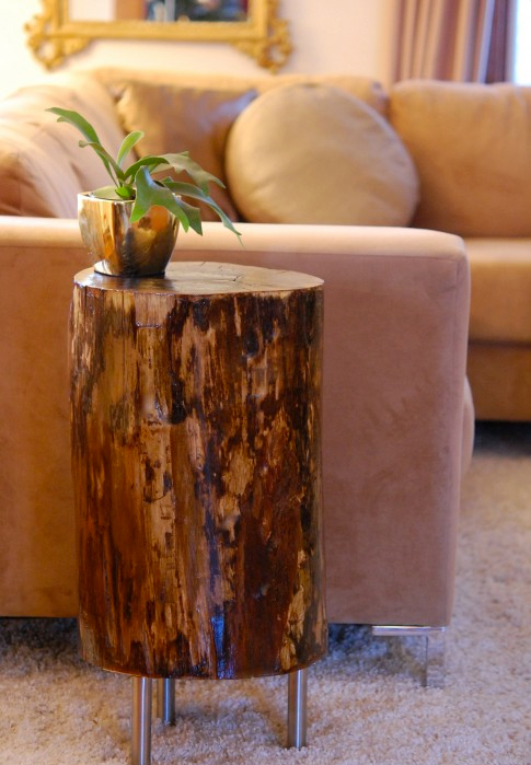 wooden logs for decoration