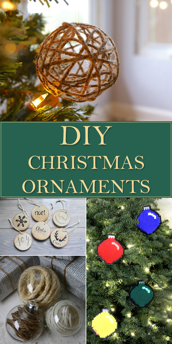 20 Easy, Fun & Affordable Christmas Ornaments Anyone Can Make