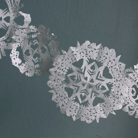 Doily Snowflakes