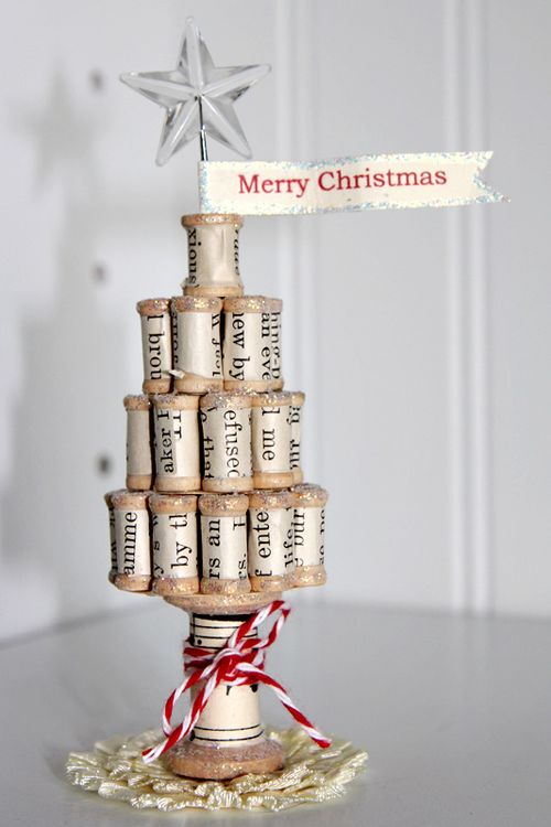 Spool Christmas Tree