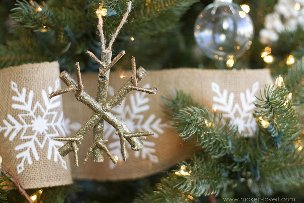Twiggy snowflake Ornament