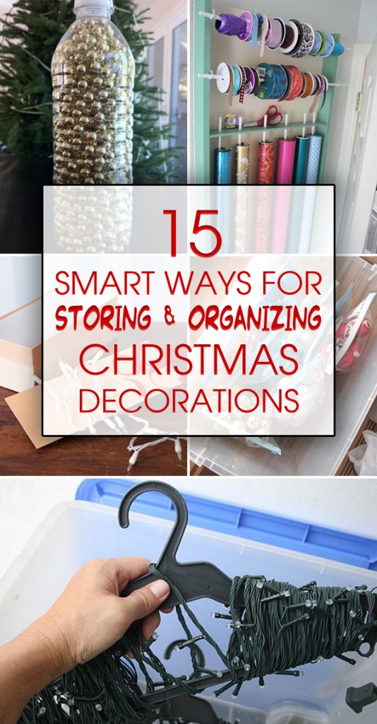 15 Smart Ways For Storing And Organizing Christmas Decorations