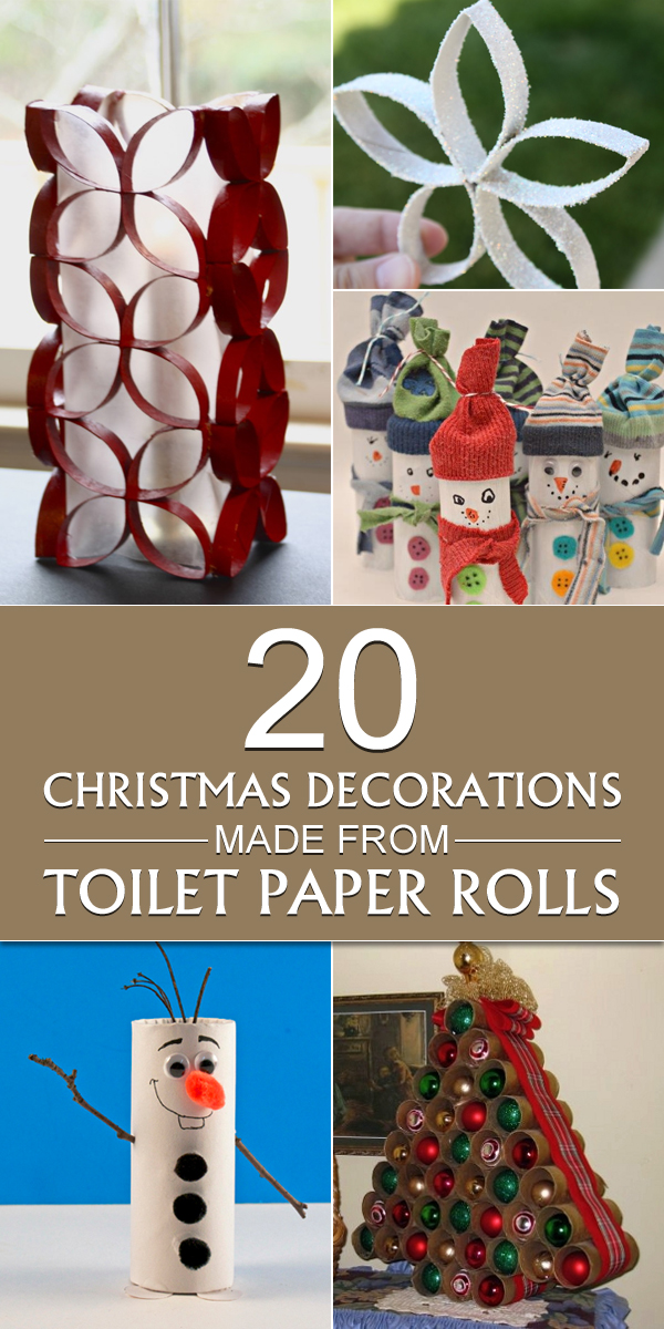 Christmas Toilet Paper Roll Creations Christmas Pinterest