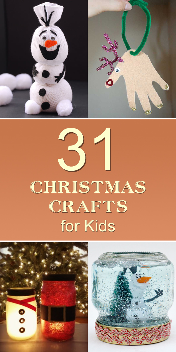 31 Easy and Cheap Christmas Crafts for Kids