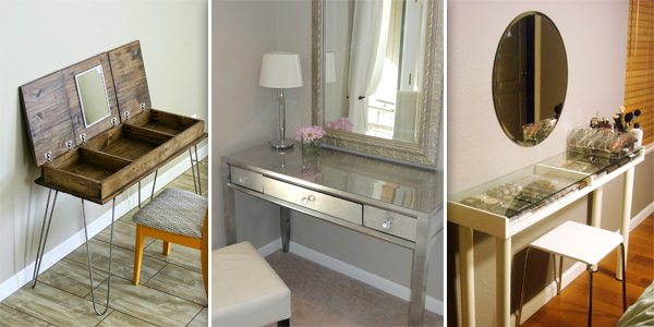 10 Gorgeous Diy Dressing Table Ideas, How To Build A Vanity Table