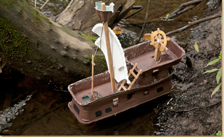 Egg Carton Pirate Ship