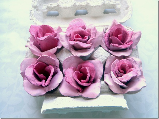 Egg Carton Roses