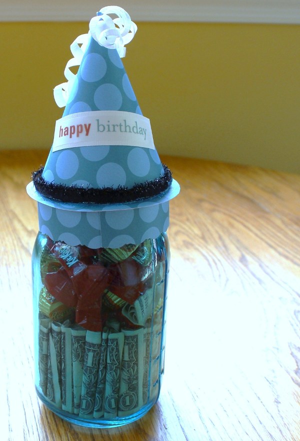 Mason Jar Money Gift Idea