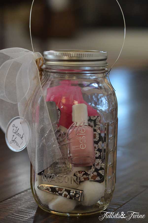 Mason Jar Manicure Set