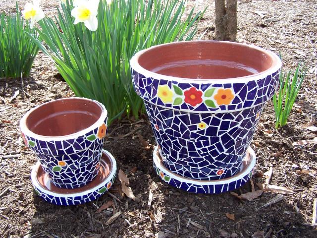 Mosaic Flower Pot