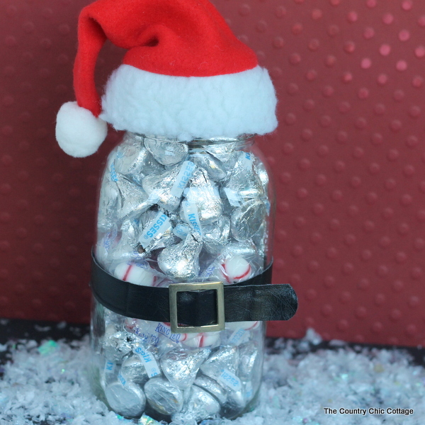 Santa Gift In A Jar