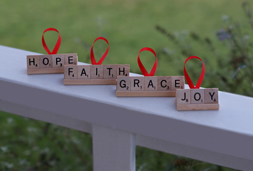 Personalized Scrabble Ornaments