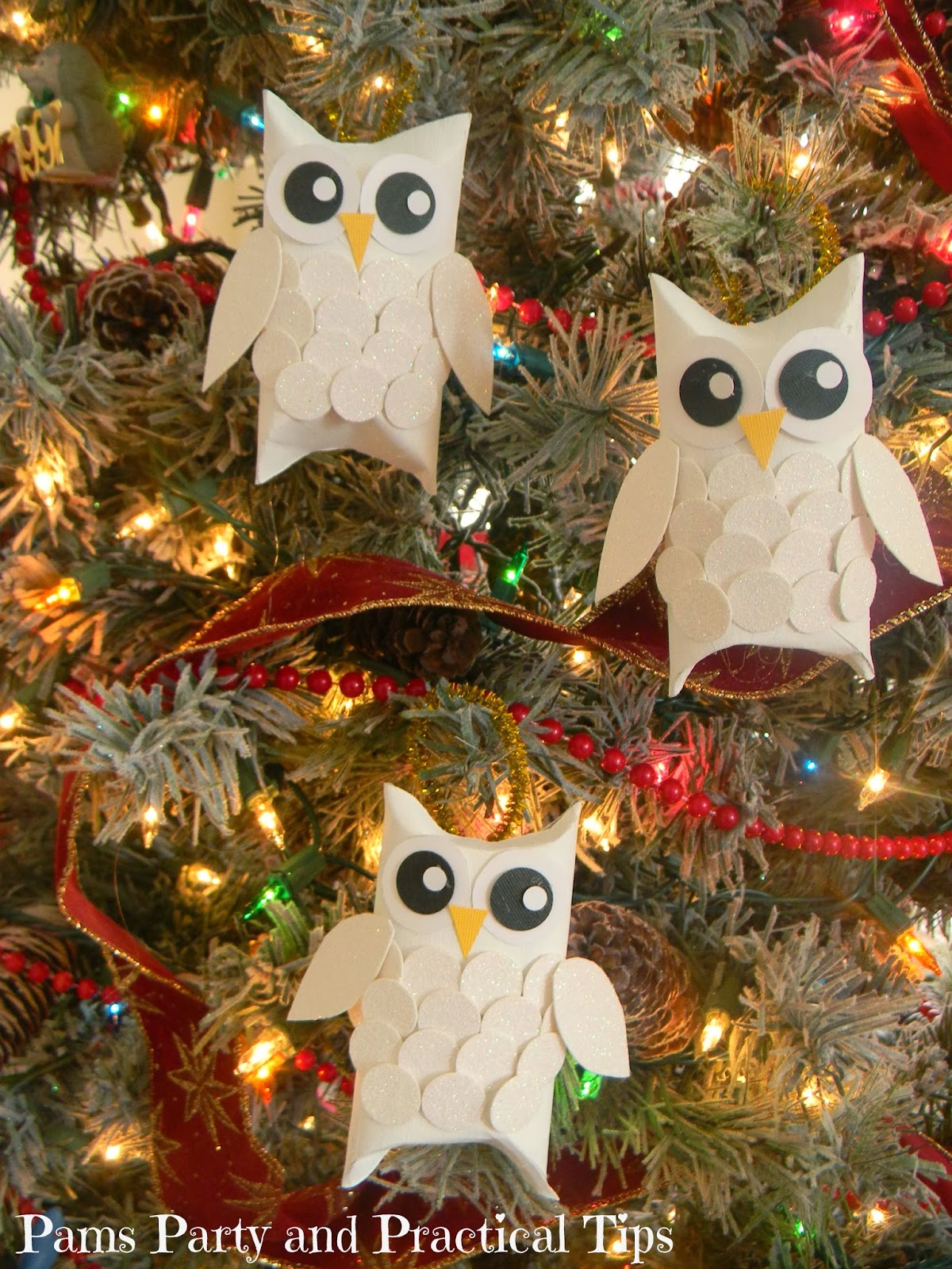 Snow Owl Ornaments