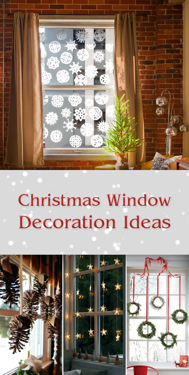 TOP 10 Bright and Sparkling Christmas Window Decoration Ideas