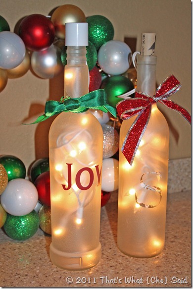 Upcycle Wine Bottles Into Frosted Luminaries