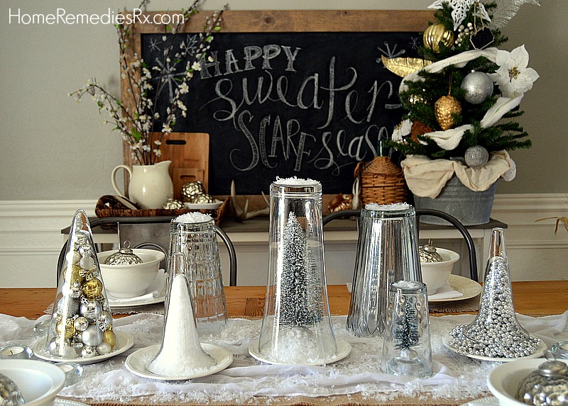 Use Glass Vases as Centerpieces