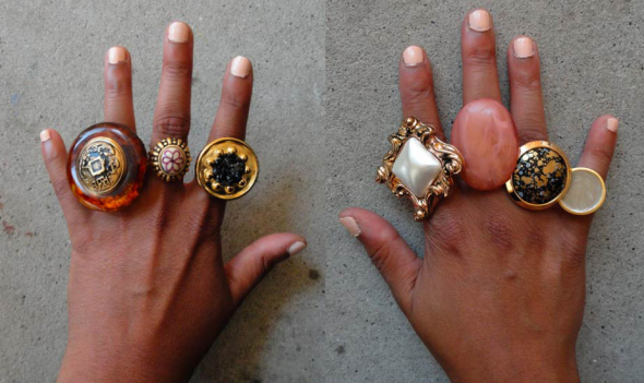 create beautiful statement rings