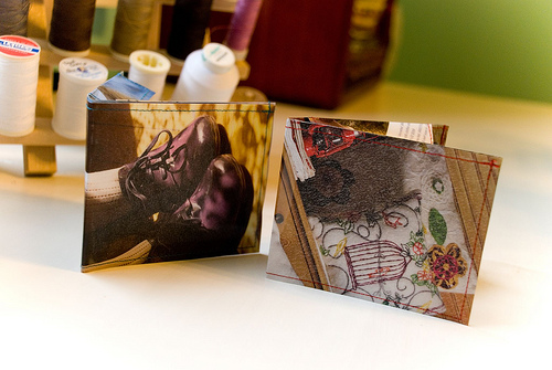 recycled magazine wallet