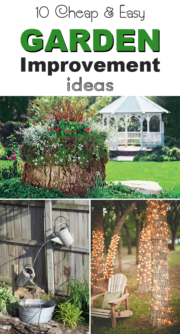 10 Cheap and Easy Garden Improvement Ideas