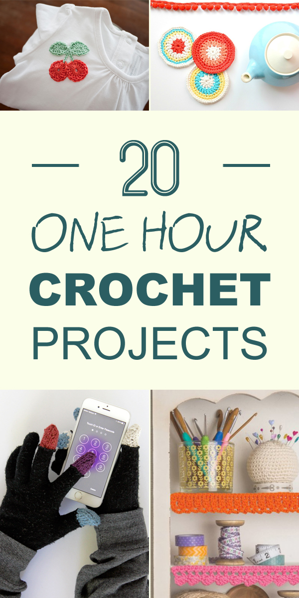 20 One Hour Crochet Projects You’ll Want To Try Immediately