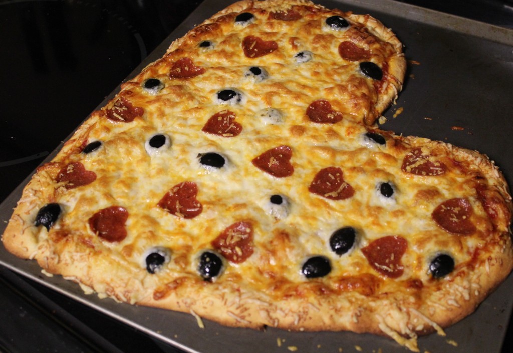 Make a Heart-Shaped Pizza
