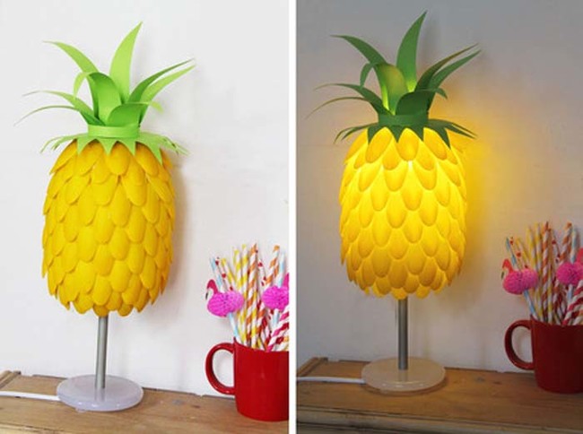 Pineapple lamp