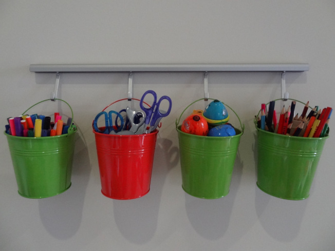 Buckets for Craft Organization