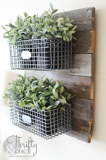 Farmhouse Style Hanging Wire Baskets