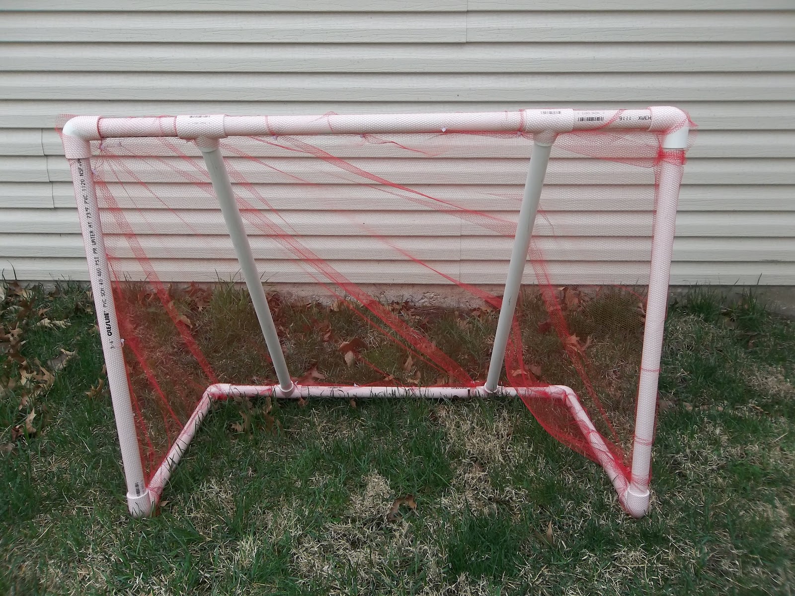 PVC Pipe Soccer Goal