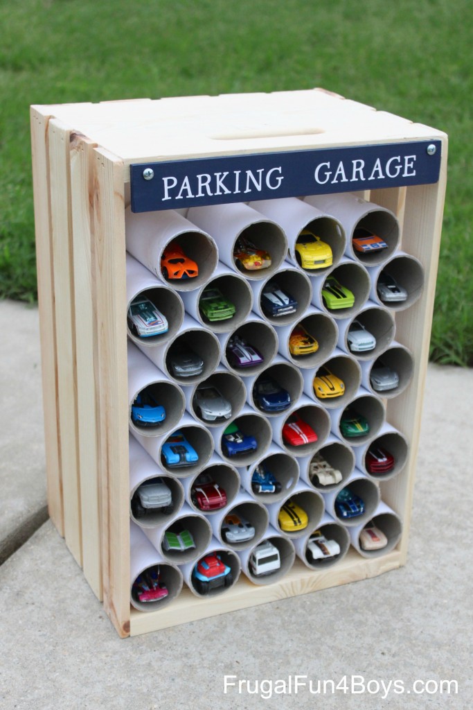 PVC Pipe Garage for Boys Cars