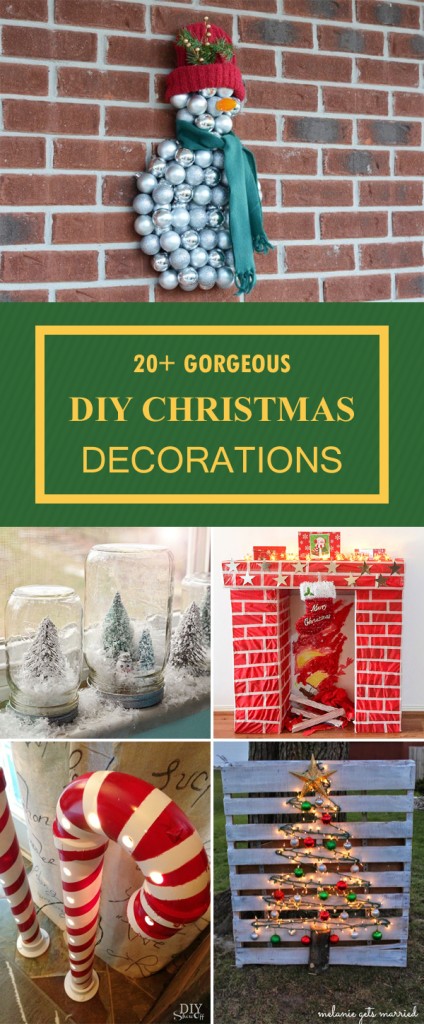 20+ Gorgeous Christmas Decorations You Can Make Yourself