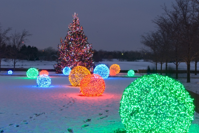 Christmas Light Balls