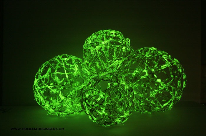 Glow in the Dark Twine Balls