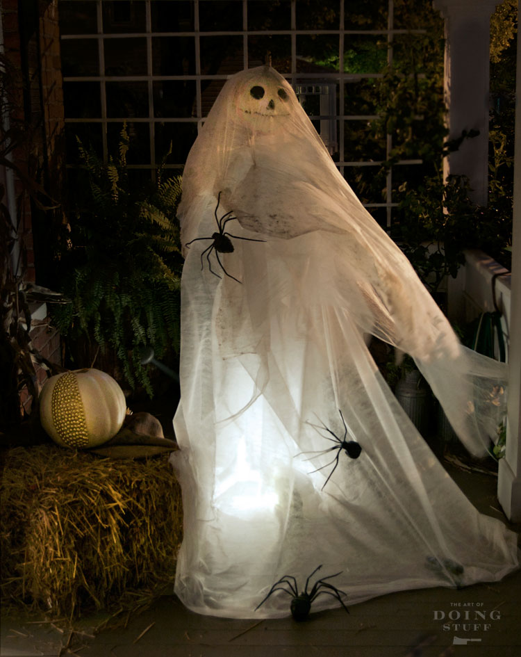 Life Sized Blowing Ghost