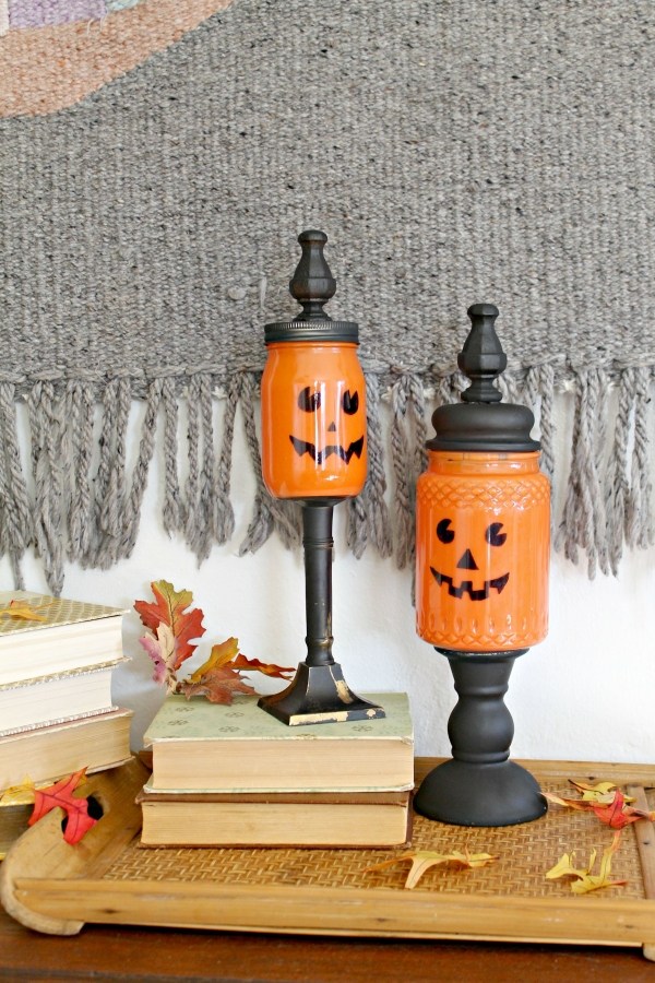 Pumpkin Candy Jars