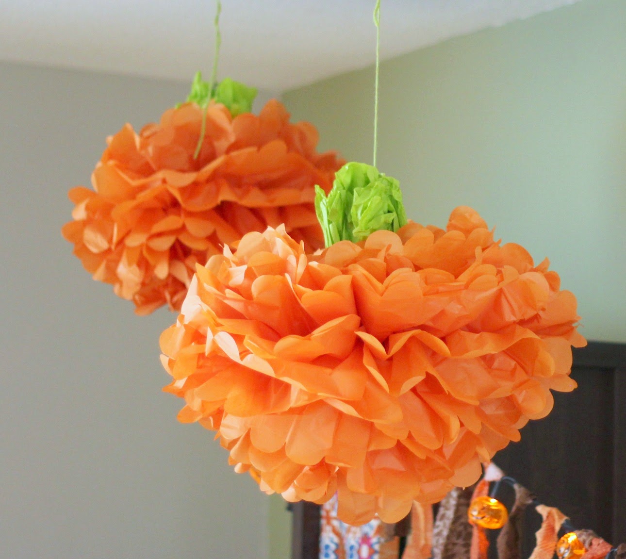 Tissue Paper Pumpkins