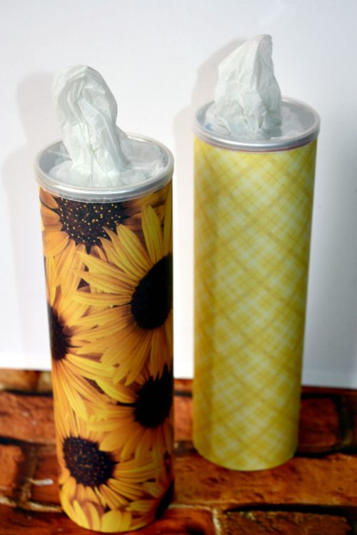 Turn an old Pringles can into a bag dispenser