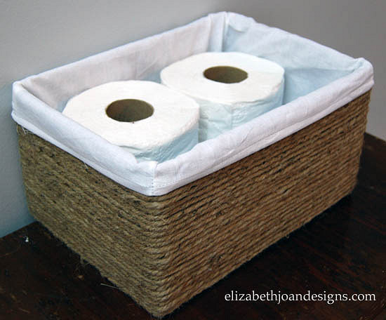 Turn Boxes Into Baskets