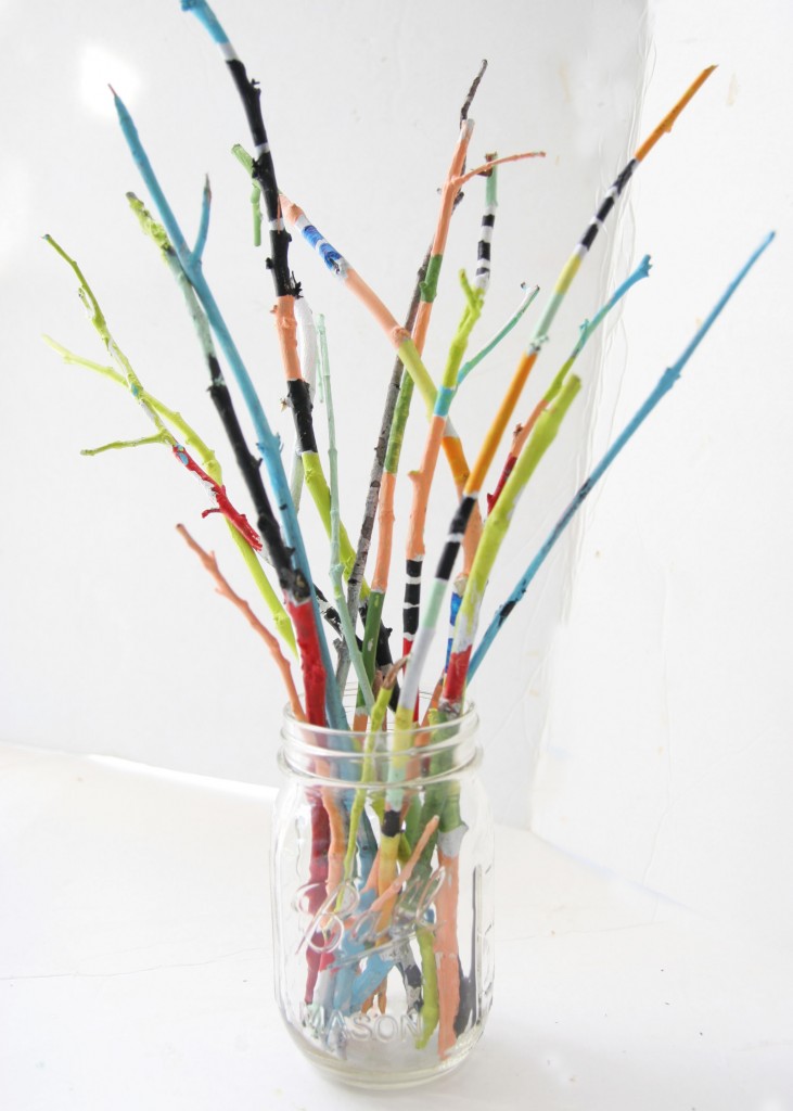 Painted Twig Bouquet