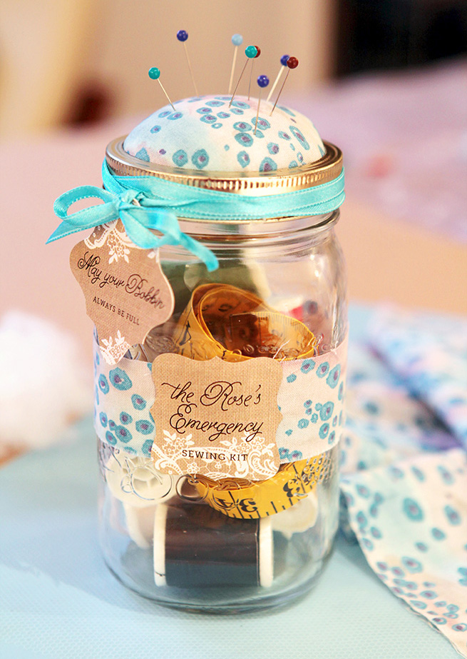 Mason Jar Sewing Kit