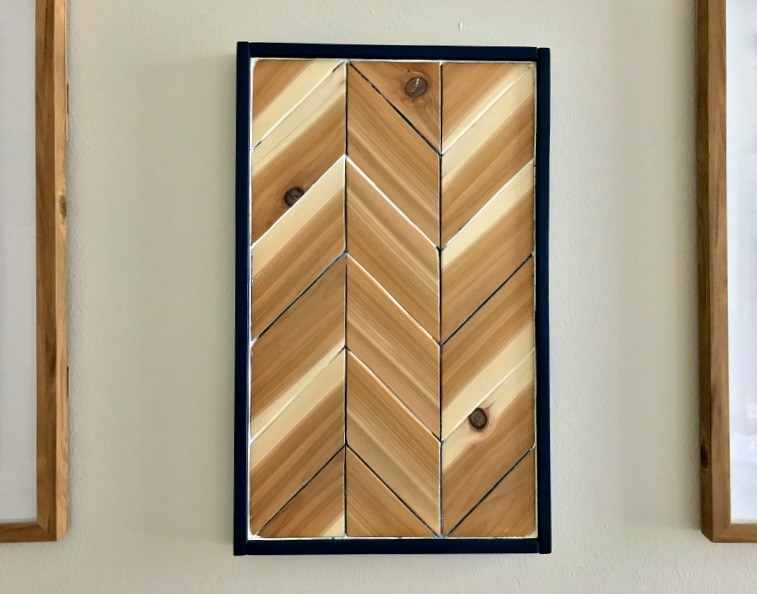 Chevron Wood Wall Art