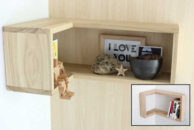 Floating Corner Shelf