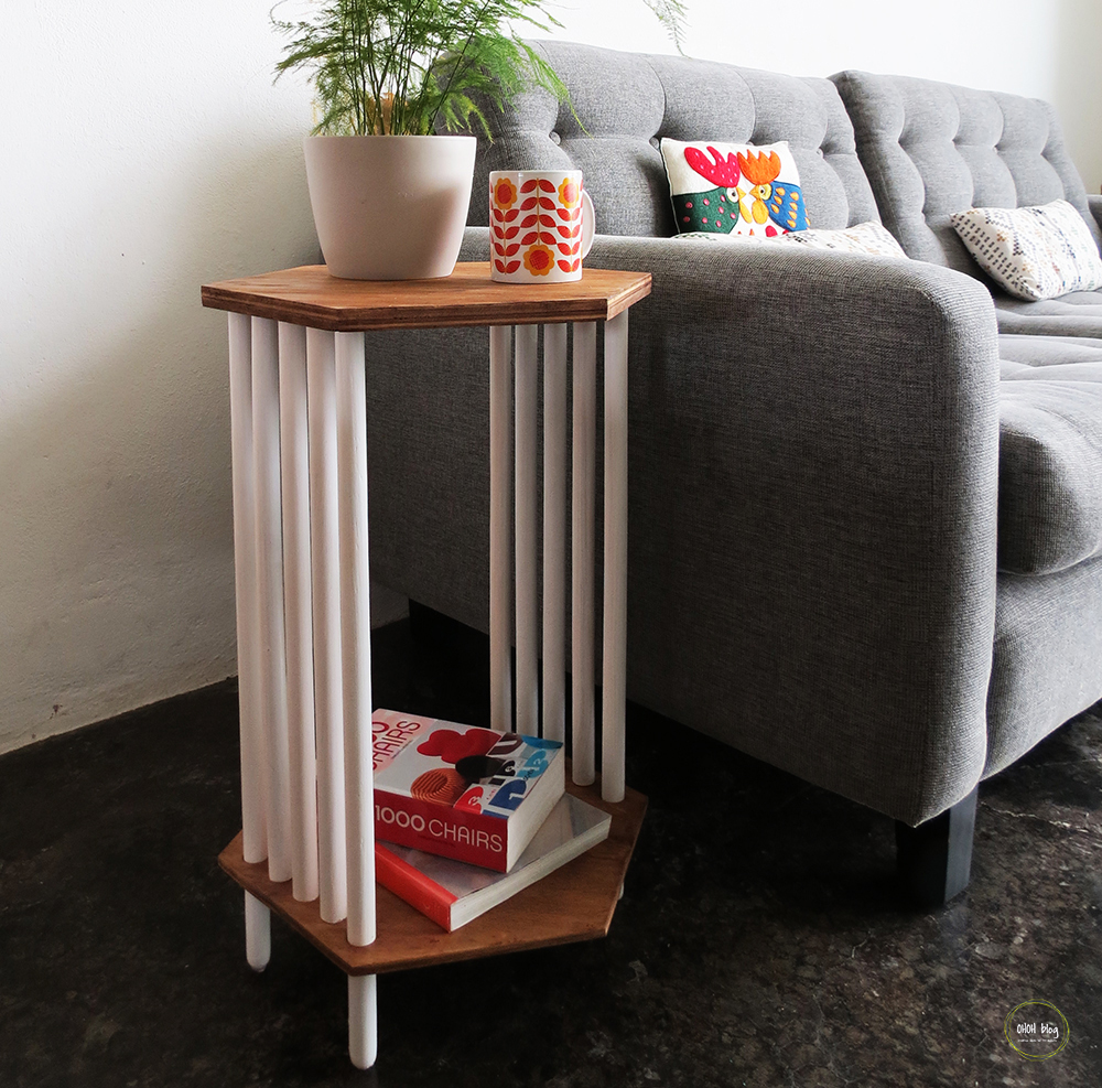 Hexagonal Side Table