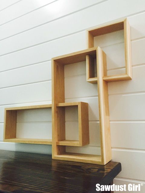 3 tier shelf wood