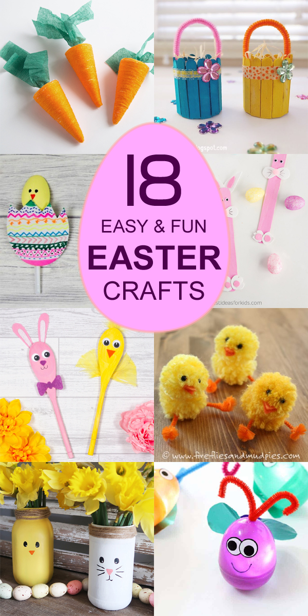 18 Easy And Fun DIY Easter Crafts