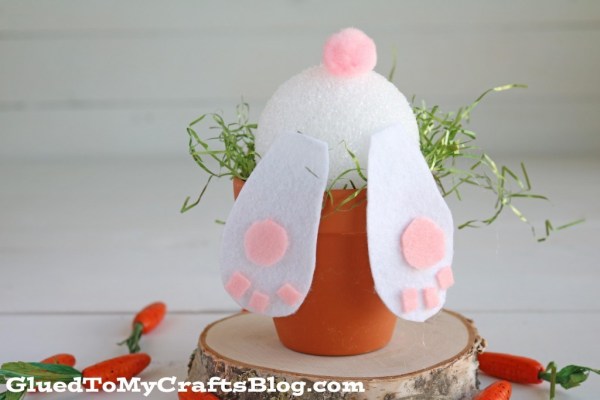 Terra Cotta Pot Bunny Butt Craft