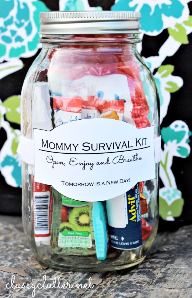 Mommy Survival Kit in a Jar